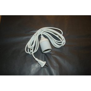 E40 fatning - med 4m ledning og stik