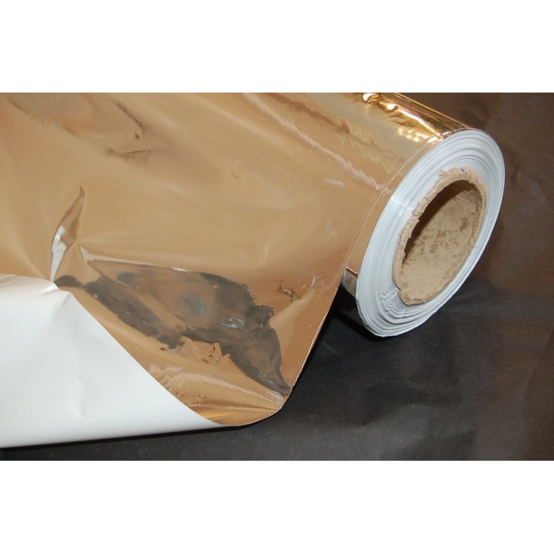 Mylar - Hjreflekterende plastic folie. 1,20m bred - pris pr. m2